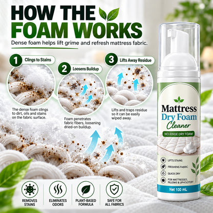 No-Rinse Mattress Dry Foam Cleaner