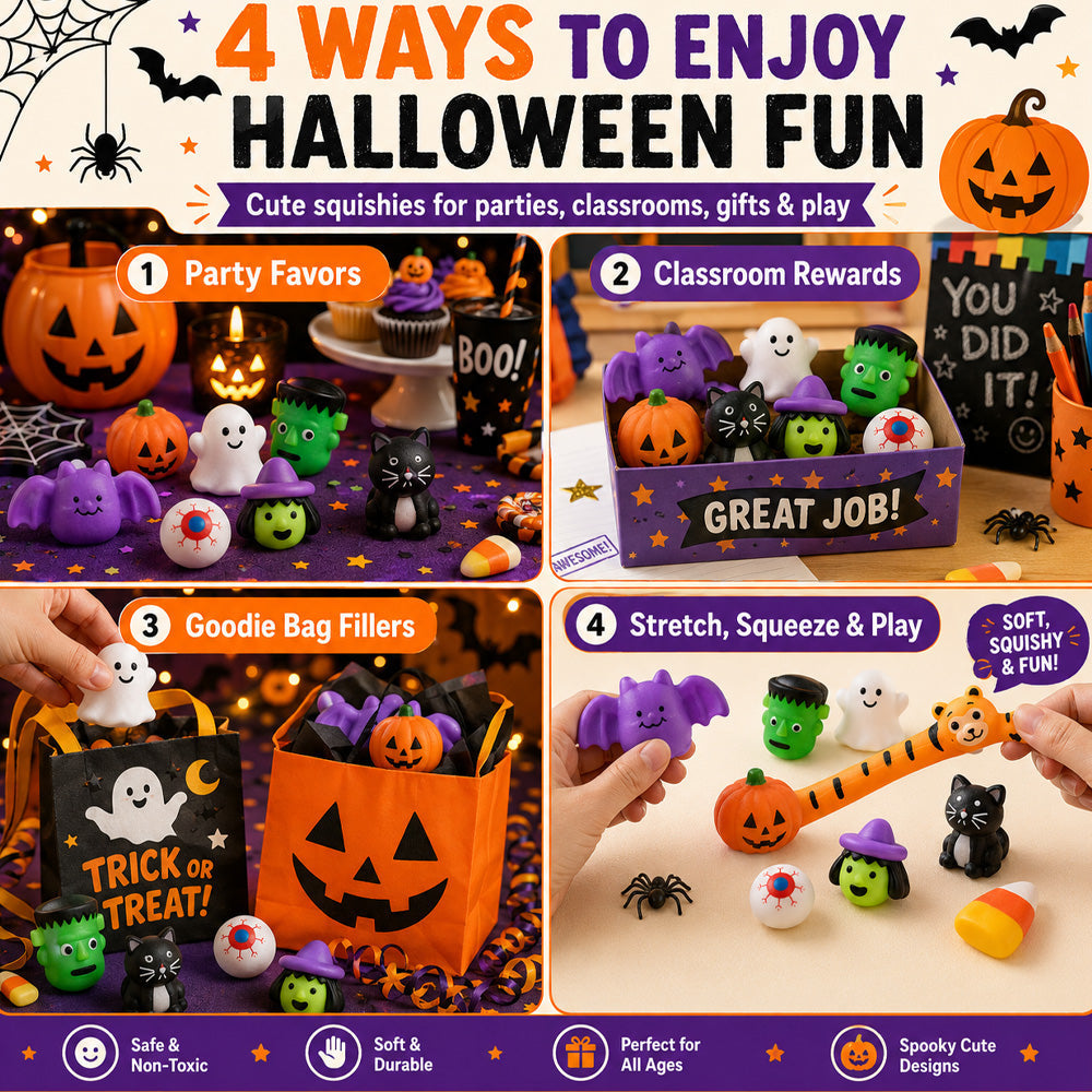 🔥Last Day 50% OFF - 🎃 Halloween Mochi Squishy Toys