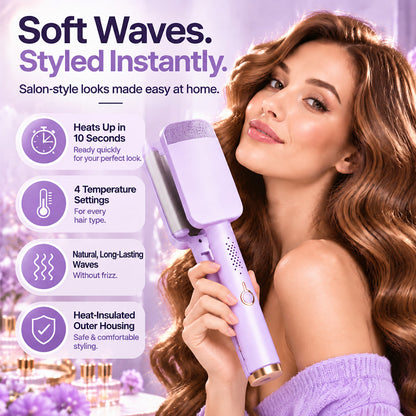 🎄 Christmas Early Bird Offer – 50% OFF!💐 Wavy Curling Iron – Salon shine & heat protection