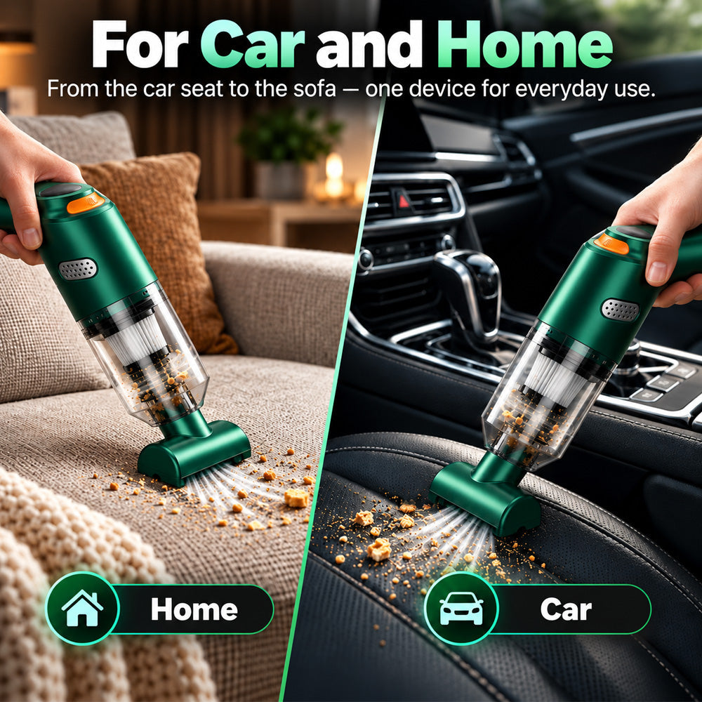 📢📢 50% OFF !! ⏰ Newly Upgraded Cordless Car Vacuum – 10000Pa Suction & 4000mAh Battery 🚗