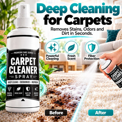🧼✨ Deep clean carpet spray – lifts tough stains, neutralizes odors instantly!