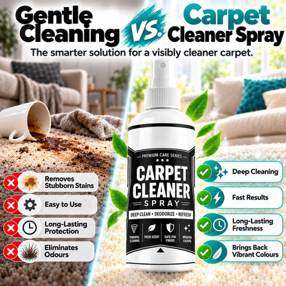 🧼✨ Deep clean carpet spray – lifts tough stains, neutralizes odors instantly!