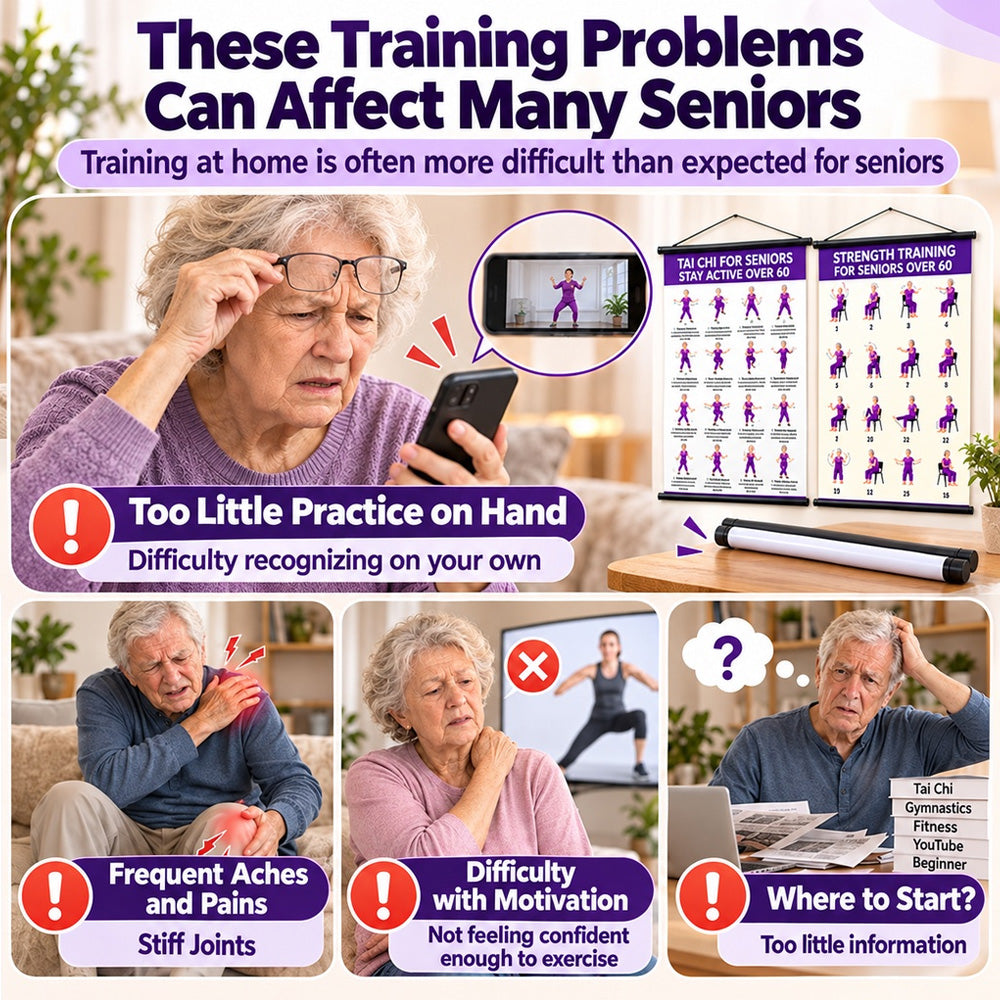 【🔥LIMITED-TIME OFFER – 50% OFF!】🎉 Tai Chi Exercise Poster for Seniors