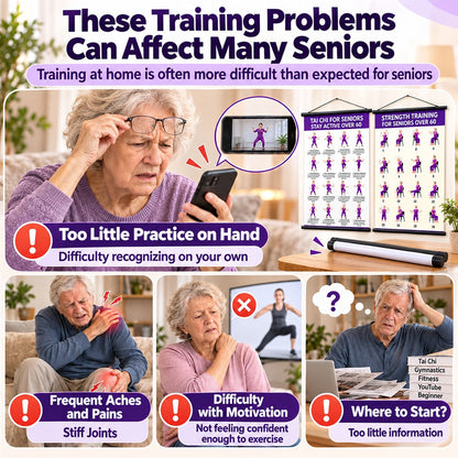 【🔥LIMITED-TIME OFFER – 50% OFF!】🎉 Tai Chi Exercise Poster for Seniors