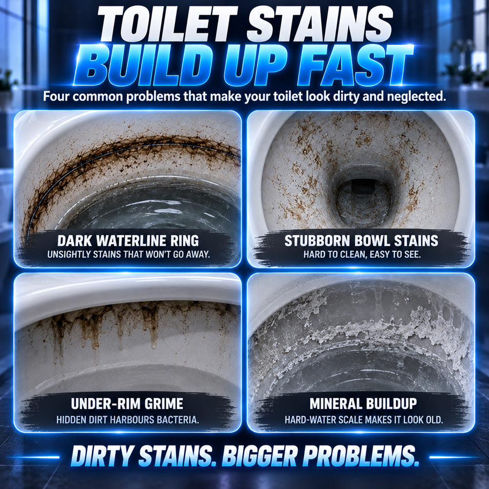 🥳2026 HOT SALE🥳💞60K+ SOLD! 🚽🌟 Waterline Cleaner – concentrated blue gel clings to vertical stains, dissolves stubborn limescale. Targeted clean – no harsh scrubbing! ✅💚