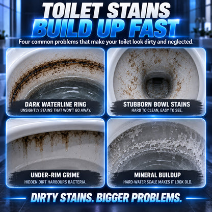 🥳2026 HOT SALE🥳💞60K+ SOLD! 🚽🌟 Waterline Cleaner – concentrated blue gel clings to vertical stains, dissolves stubborn limescale. Targeted clean – no harsh scrubbing! ✅💚