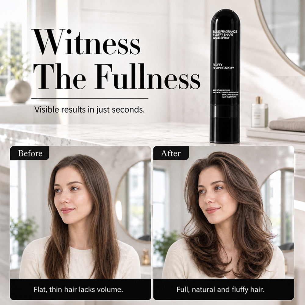 90ml Fluffy Hair Shaping Spray Long Lasting Volumizing Mist with Peach Fragrance