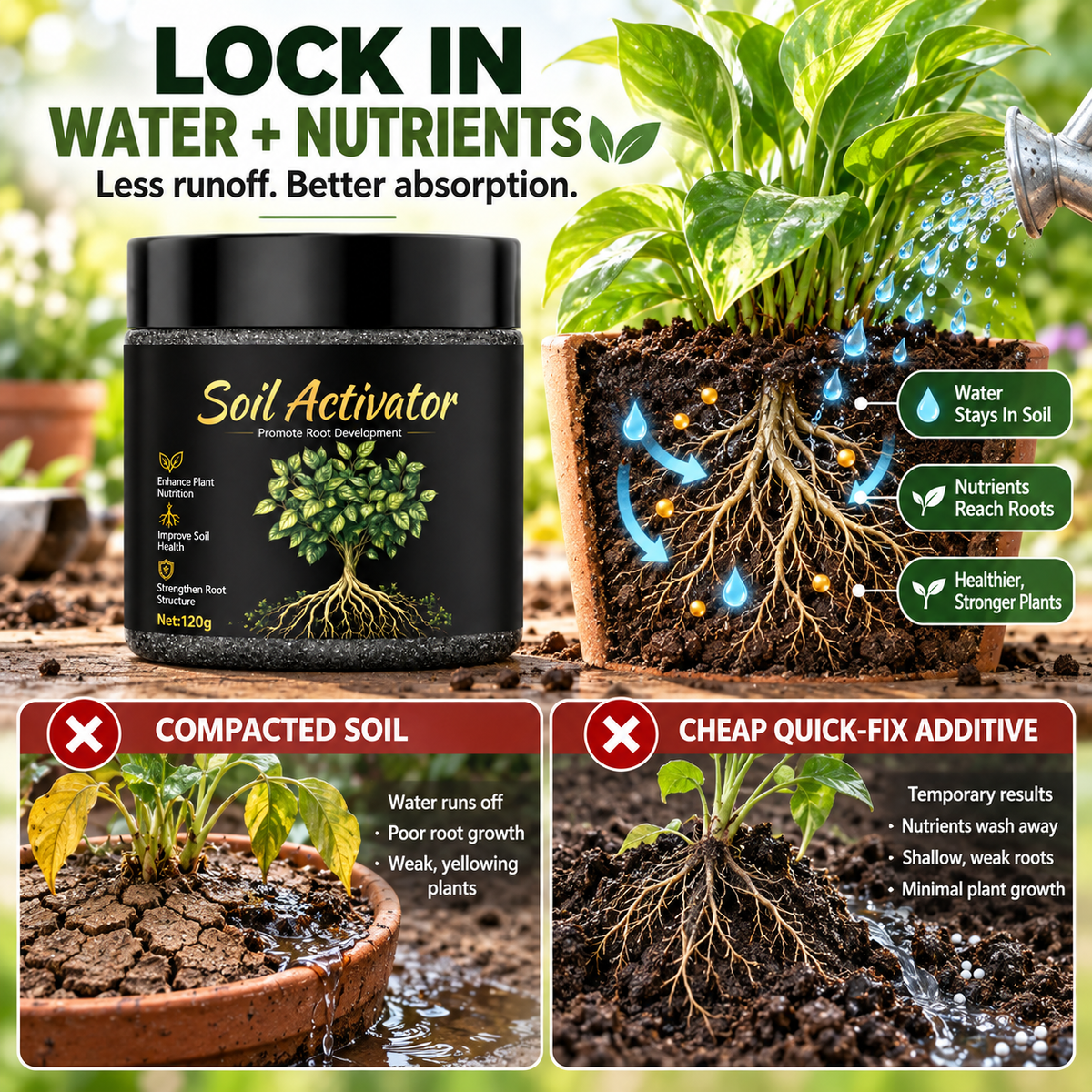 🪴Black Friday Special Offer 🔥 All-in-One Organic Soil Activator for Thriving Roots & Lush Greenery