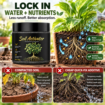 🪴Black Friday Special Offer 🔥 All-in-One Organic Soil Activator for Thriving Roots & Lush Greenery