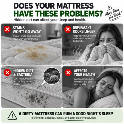 No-Rinse Mattress Dry Foam Cleaner