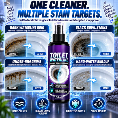 🥳2026 HOT SALE🥳💞60K+ SOLD! 🚽🌟 Waterline Cleaner – concentrated blue gel clings to vertical stains, dissolves stubborn limescale. Targeted clean – no harsh scrubbing! ✅💚