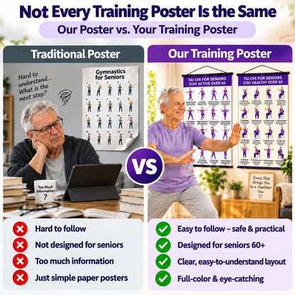 【🔥LIMITED-TIME OFFER – 50% OFF!】🎉 Tai Chi Exercise Poster for Seniors
