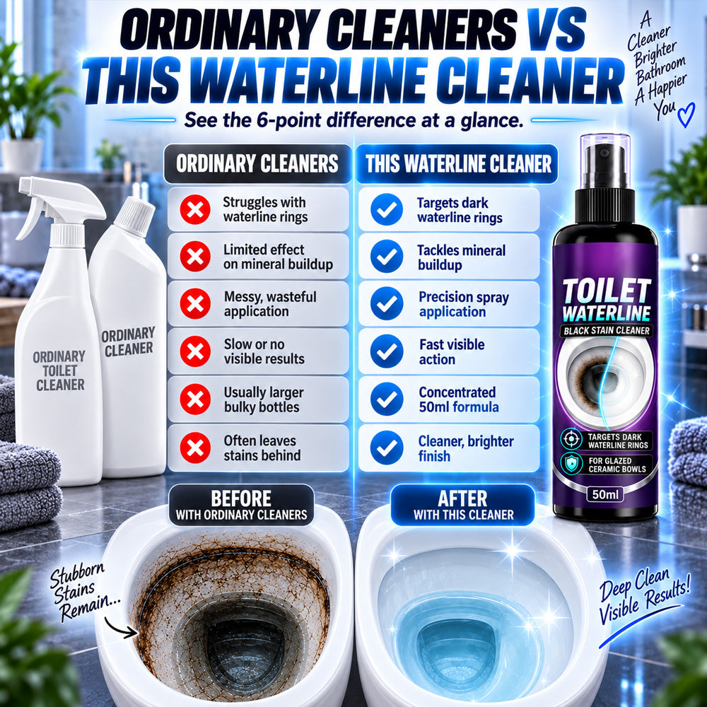 🥳2026 HOT SALE🥳💞60K+ SOLD! 🚽🌟 Waterline Cleaner – concentrated blue gel clings to vertical stains, dissolves stubborn limescale. Targeted clean – no harsh scrubbing! ✅💚