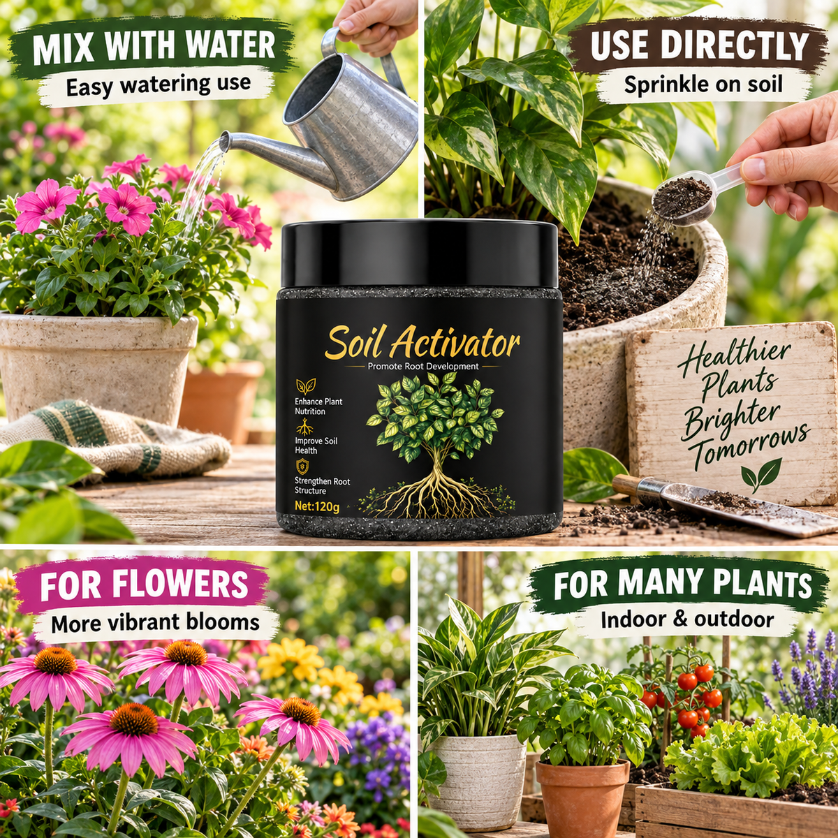 🪴Black Friday Special Offer 🔥 All-in-One Organic Soil Activator for Thriving Roots & Lush Greenery