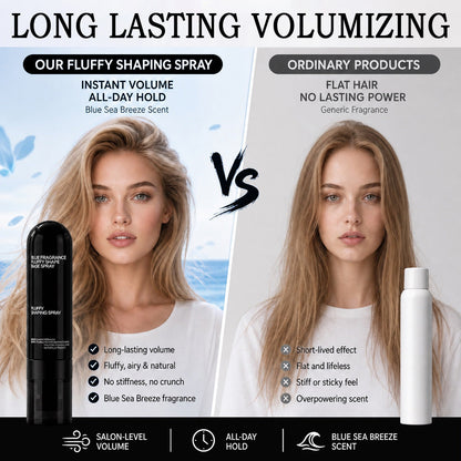 90ml Fluffy Hair Shaping Spray Long Lasting Volumizing Mist with Peach Fragrance