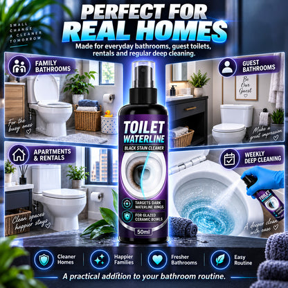 🥳2026 HOT SALE🥳💞60K+ SOLD! 🚽🌟 Waterline Cleaner – concentrated blue gel clings to vertical stains, dissolves stubborn limescale. Targeted clean – no harsh scrubbing! ✅💚