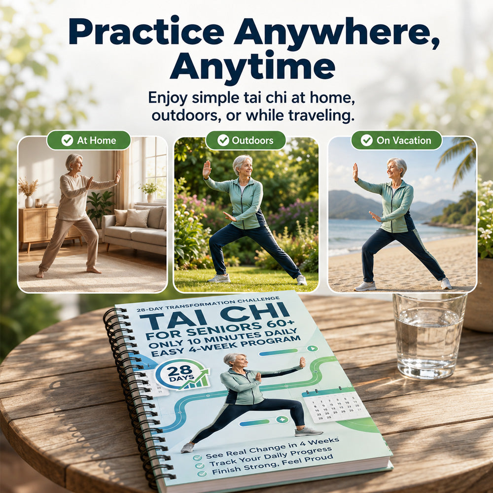 ☯️10 Days of Tai Chi – 10 Minutes a Day, One Simple Practice at a Time. NOT JUST A BOOK. A SIMPLE ROUTINE YOU CAN STICK TO.