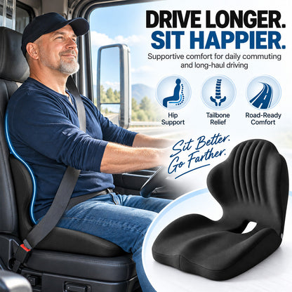 🪑 56% OFF NOW! ✨ Ergonomic memory foam seat cushion with back support – comfortable & supportive for home, office, and car 💺🛡️