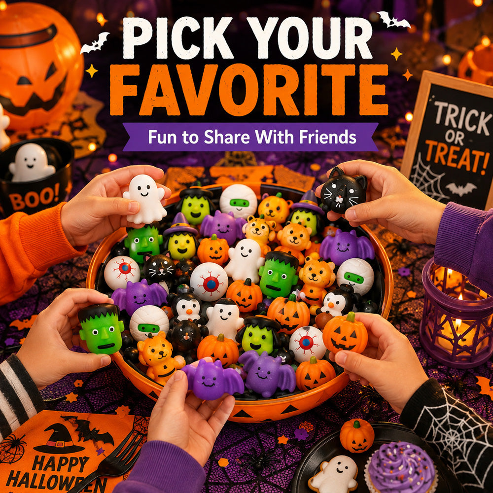 🔥Last Day 50% OFF - 🎃 Halloween Mochi Squishy Toys