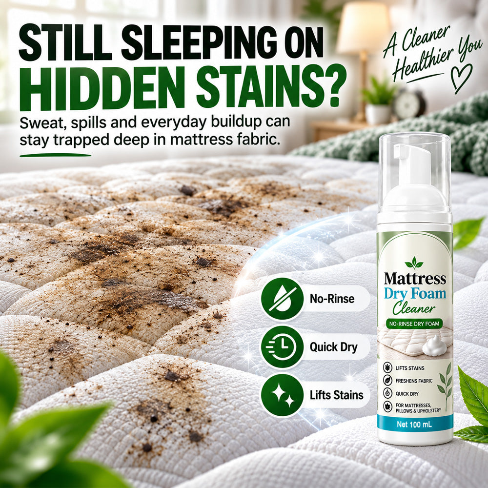 No-Rinse Mattress Dry Foam Cleaner