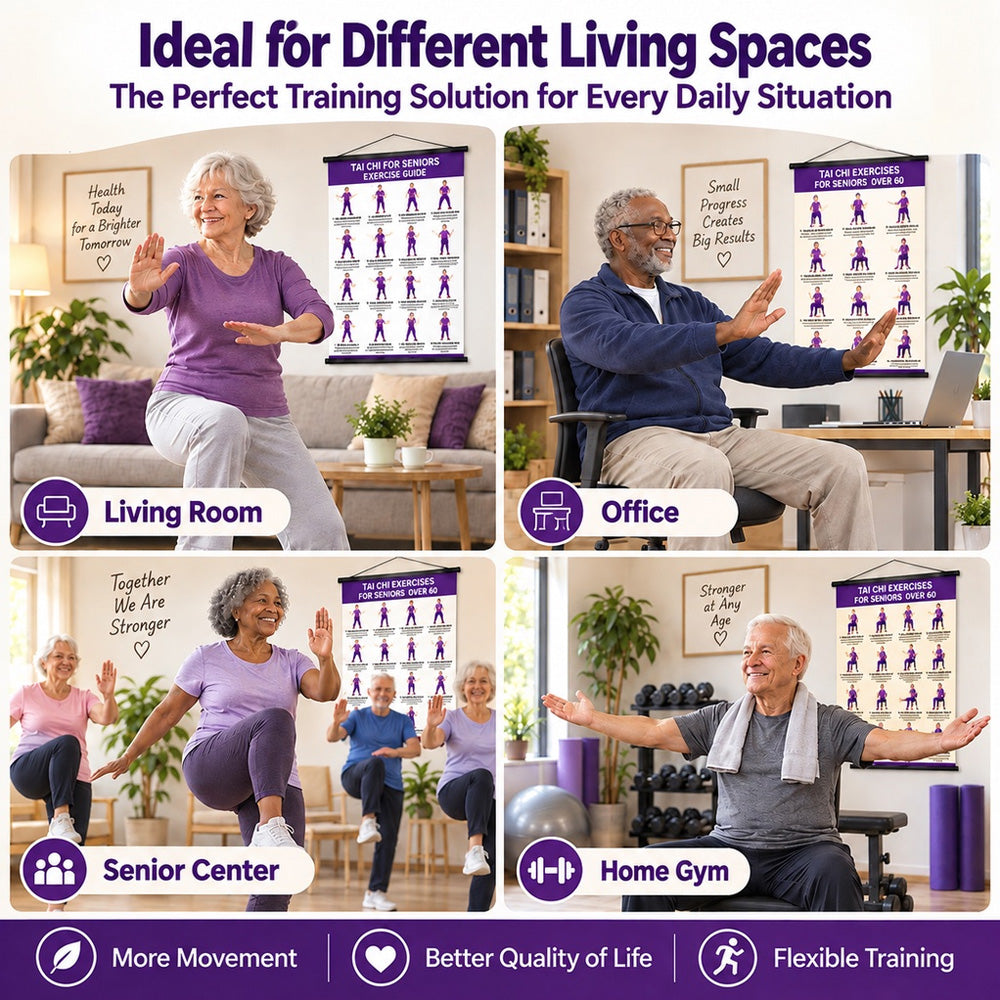 【🔥LIMITED-TIME OFFER – 50% OFF!】🎉 Tai Chi Exercise Poster for Seniors
