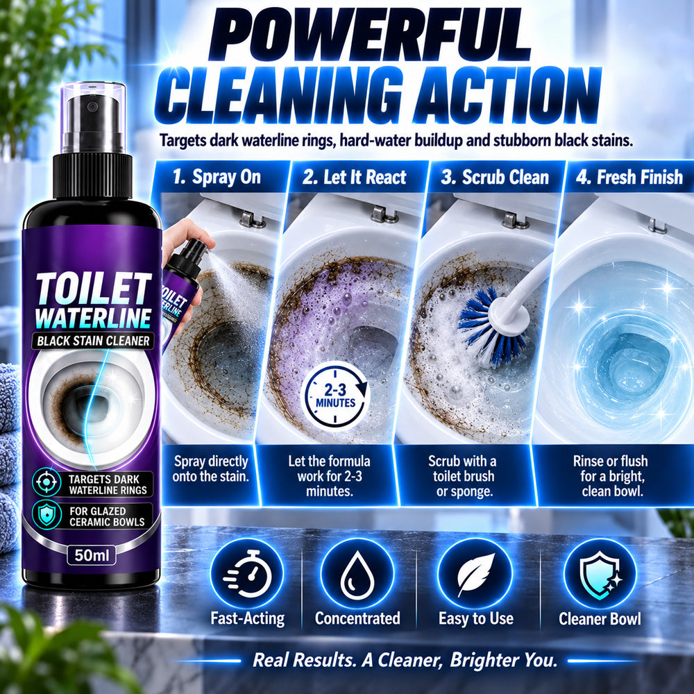 🥳2026 HOT SALE🥳💞60K+ SOLD! 🚽🌟 Waterline Cleaner – concentrated blue gel clings to vertical stains, dissolves stubborn limescale. Targeted clean – no harsh scrubbing! ✅💚