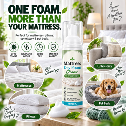 No-Rinse Mattress Dry Foam Cleaner