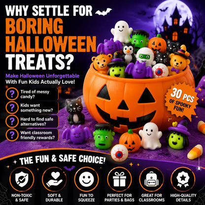 🔥Last Day 50% OFF - 🎃 Halloween Mochi Squishy Toys