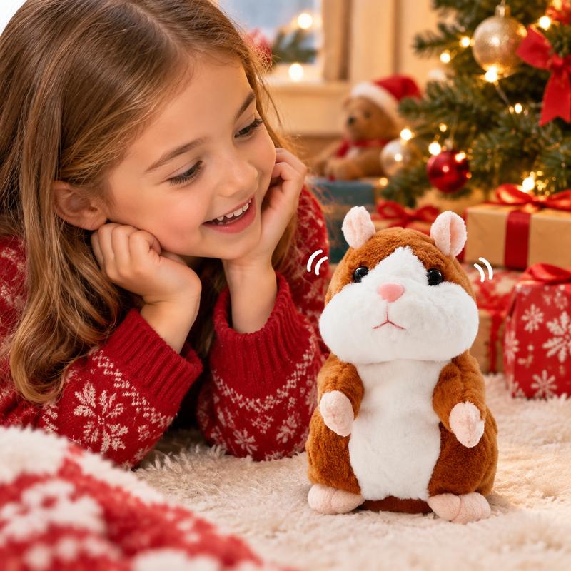 🐹🐹Black Friday Deal 🔥 ✨Talking Hamster Plush – repeats whatever you say, auto head-shaking, hilarious fun for kids & adults.🎁