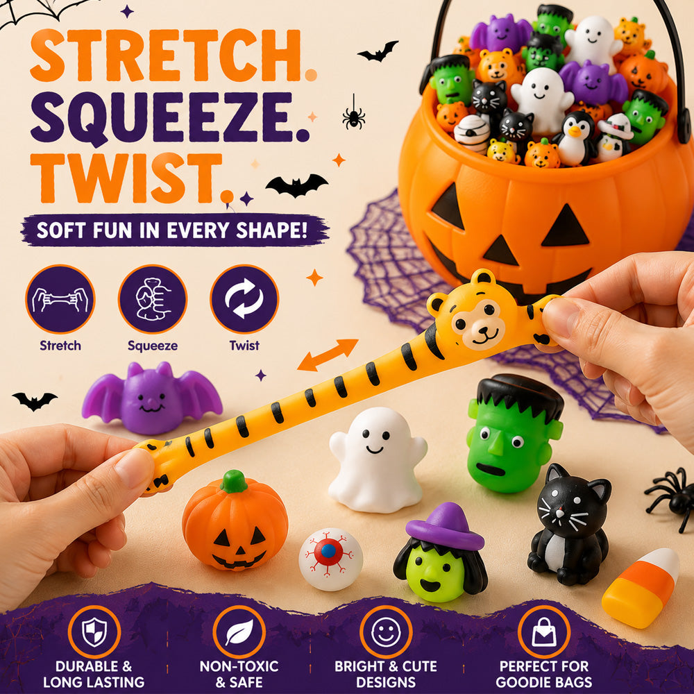 🔥Last Day 50% OFF - 🎃 Halloween Mochi Squishy Toys