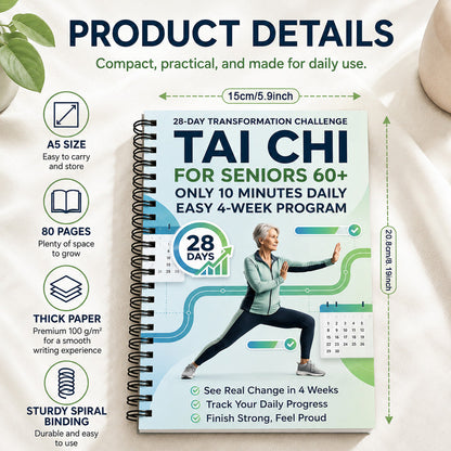 ☯️10 Days of Tai Chi – 10 Minutes a Day, One Simple Practice at a Time. NOT JUST A BOOK. A SIMPLE ROUTINE YOU CAN STICK TO.