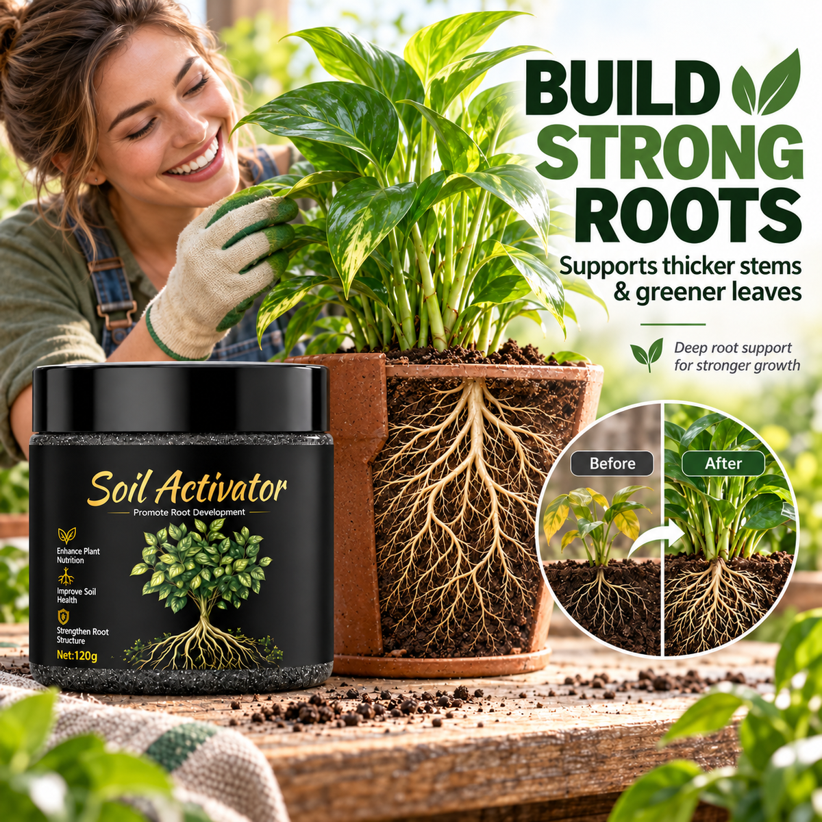 🪴Black Friday Special Offer 🔥 All-in-One Organic Soil Activator for Thriving Roots & Lush Greenery