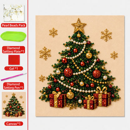 ⏳🎁💎DIY Christmas Pearl Diamond Art Kit🎨Relaxing & Beginner-Friendly🧘