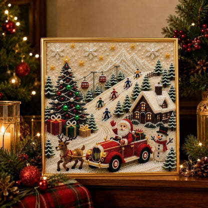 ⏳🎁💎DIY Christmas Pearl Diamond Art Kit🎨Relaxing & Beginner-Friendly🧘