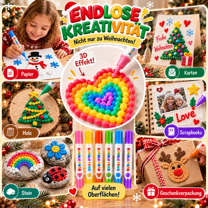💥🎄 CHRISTMAS GIFT SPECIAL!!🎁🔮Magic Pen – Draw 3D with one stroke!🎄 DIY Bubble Popcorn Drawing Pens 🔥