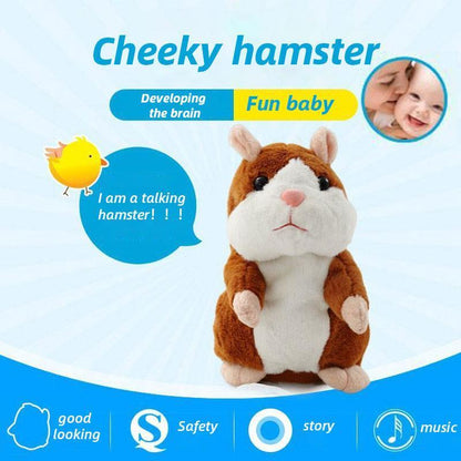 🐹🐹Black Friday Deal 🔥 ✨Talking Hamster Plush – repeats whatever you say, auto head-shaking, hilarious fun for kids & adults.🎁