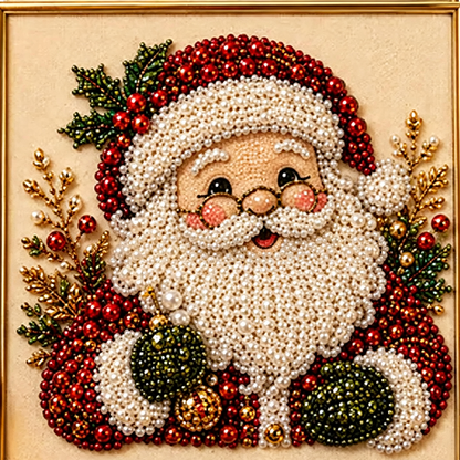 ⏳🎁💎DIY Christmas Pearl Diamond Art Kit🎨Relaxing & Beginner-Friendly🧘