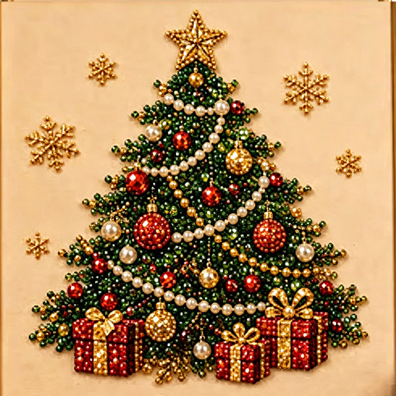 ⏳🎁💎DIY Christmas Pearl Diamond Art Kit🎨Relaxing & Beginner-Friendly🧘
