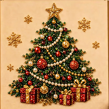 ⏳🎁💎DIY Christmas Pearl Diamond Art Kit🎨Relaxing & Beginner-Friendly🧘