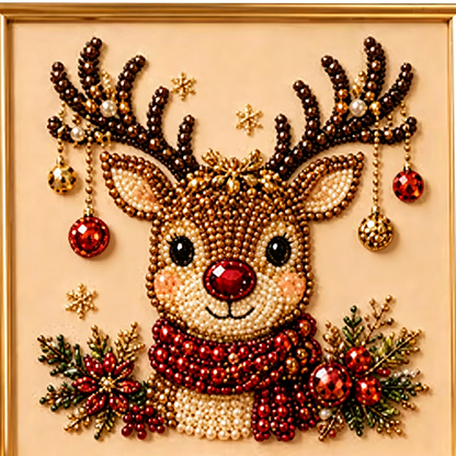 ⏳🎁💎DIY Christmas Pearl Diamond Art Kit🎨Relaxing & Beginner-Friendly🧘