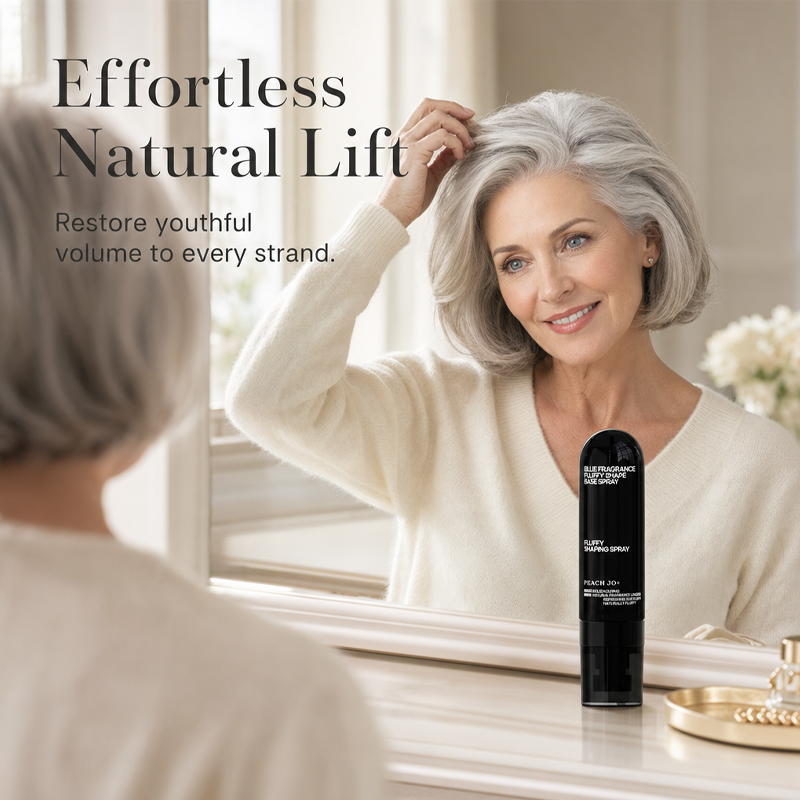 90ml Fluffy Hair Shaping Spray Long Lasting Volumizing Mist with Peach Fragrance