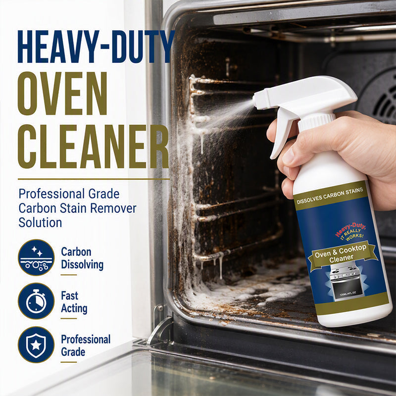 UPSELL-💥  BUY 2 GET 1 FREE!🌻Heavy Duty Oven & Cooktop Cleaner Spray – Dissolves Grease in 5 Mins, No Scrubbing & Eliminates Odors 🔥