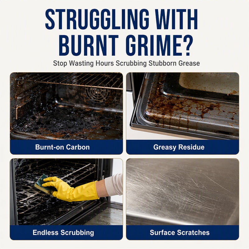 💥  BUY 2 GET 1 FREE!🌻Heavy Duty Oven & Cooktop Cleaner Spray – Dissolves Grease in 5 Mins, No Scrubbing & Eliminates Odors 🔥