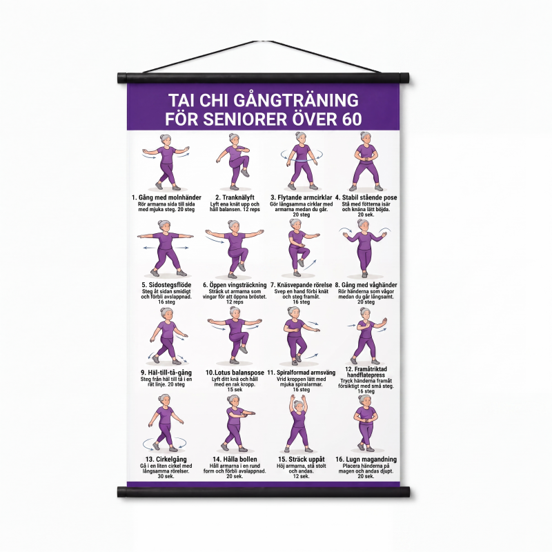 【🔥LIMITED-TIME OFFER – 50% OFF!】🎉 Tai Chi Exercise Poster for Seniors