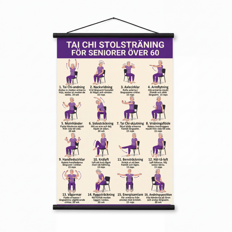 【🔥LIMITED-TIME OFFER – 50% OFF!】🎉 Tai Chi Exercise Poster for Seniors
