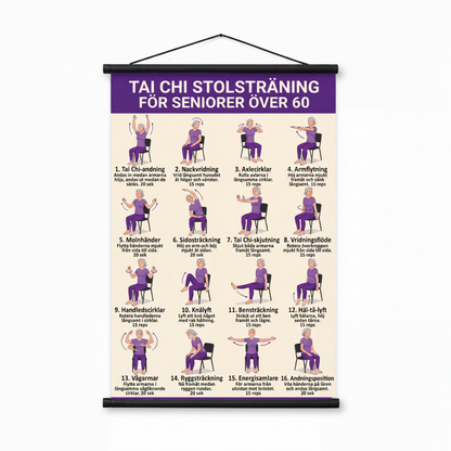 【🔥LIMITED-TIME OFFER – 50% OFF!】🎉 Tai Chi Exercise Poster for Seniors