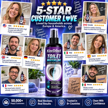 🥳2026 HOT SALE🥳💞60K+ SOLD! 🚽🌟 Waterline Cleaner – concentrated blue gel clings to vertical stains, dissolves stubborn limescale. Targeted clean – no harsh scrubbing! ✅💚