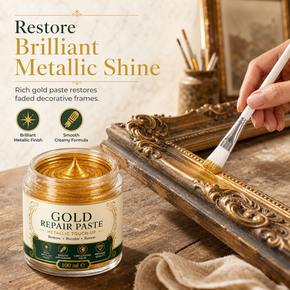 🔥 Black Friday Special Offers🔥Gold Metallic Refinishing Repair Paste with Brush
