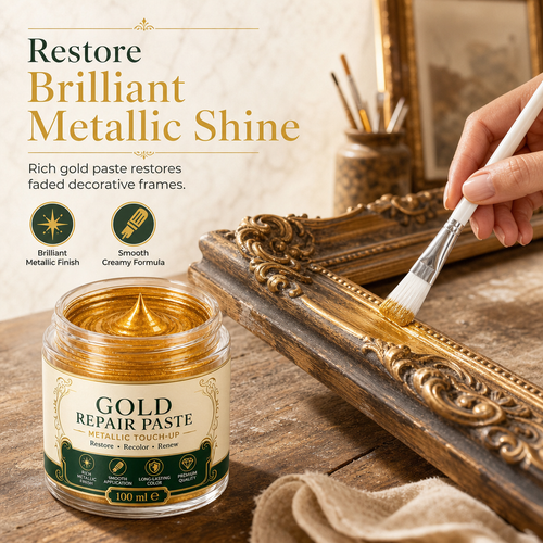 🔥 Black Friday Special Offers🔥Gold Metallic Refinishing Repair Paste with Brush