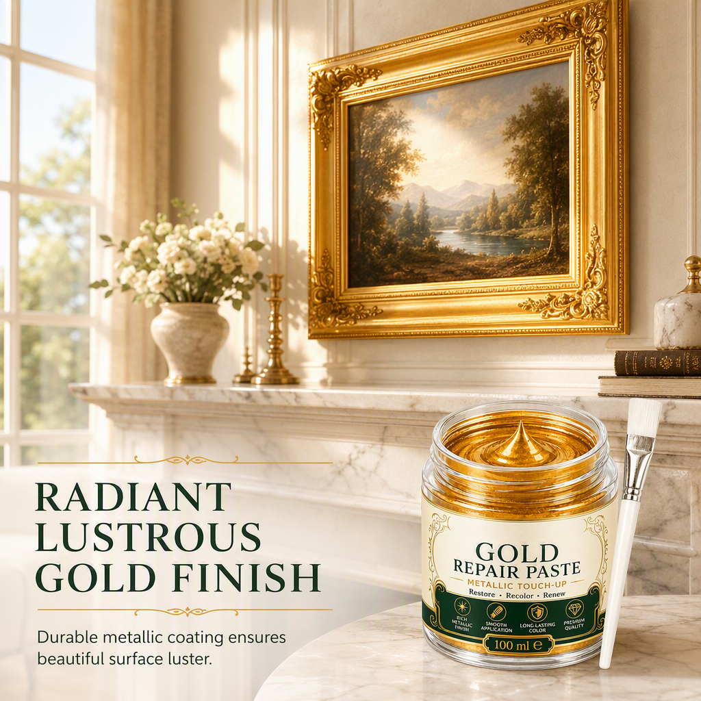🔥 Black Friday Special Offers🔥Gold Metallic Refinishing Repair Paste with Brush